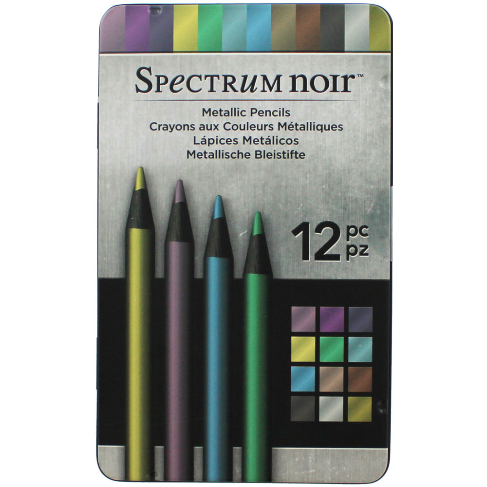 Spectrum Noir Metallic Pencils: Pack Of 12