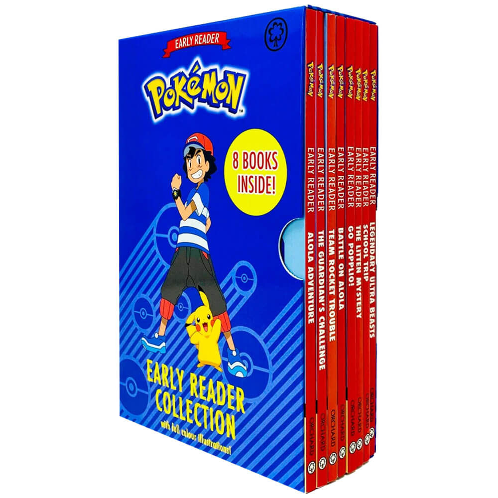 The Official Pokemon Early Reader 8 Books Box Set