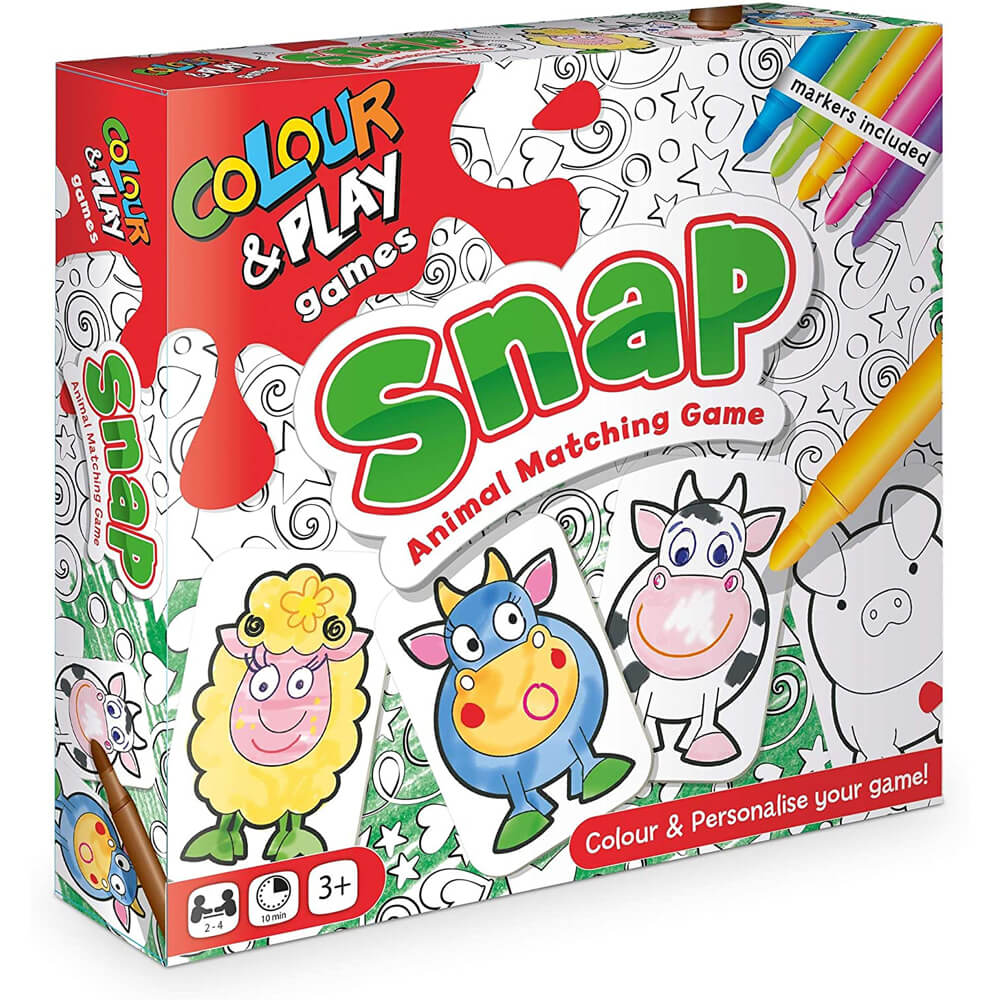 Colour & Play Snap Animal Matching Game