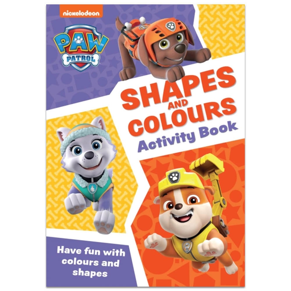 Paw Patrol Shapes and Colours Activity Book - Paw Patrol - Kids Activity Books (Paperback)