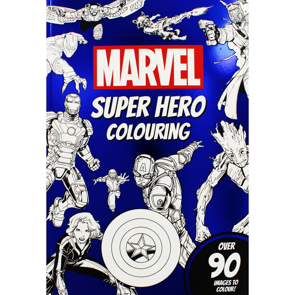 Marvel Super Hero Colouring Book - Kids Activity Books - Colouring Books (Paperback)