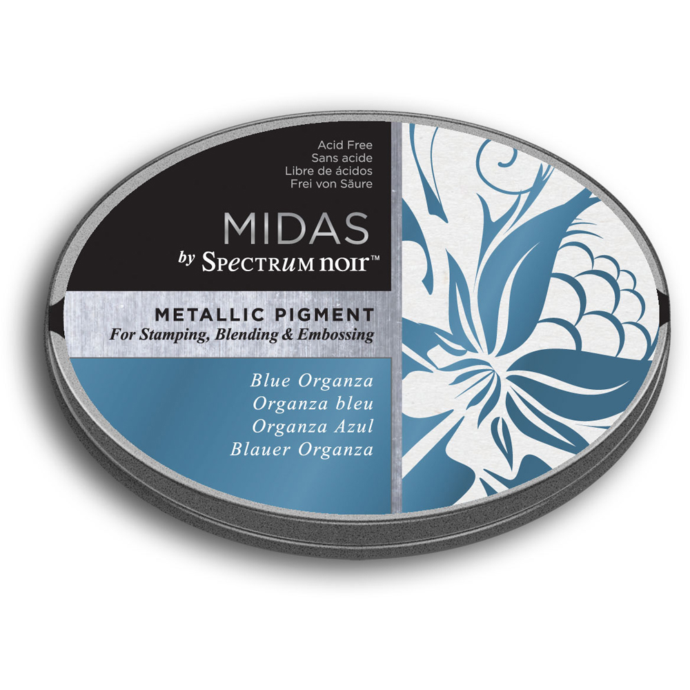 Spectrum Noir Midas Metallic Pigment Inkpad - Blue Organza