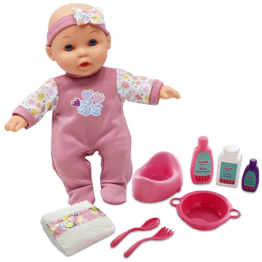 PlayWorks Baby Doll Set: Evie Bundle