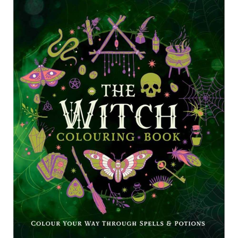 The Witch Colouring Book by Chartwell Books - Adult Colouring Books (Paperback)