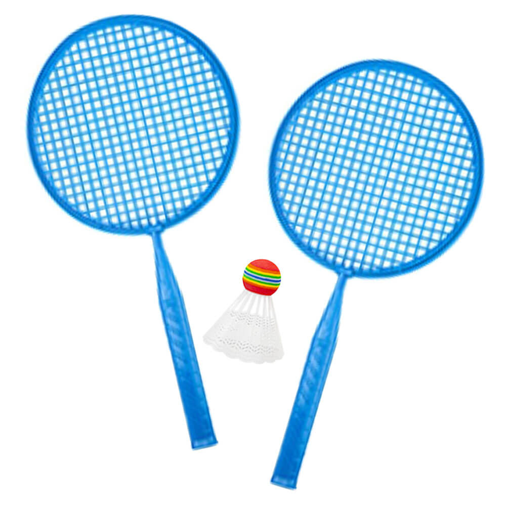 Deluxe Badminton Set - 4 Piece Set - Badminton Rackets - Outdoor Games - For Kids & Adults - Sports Toys