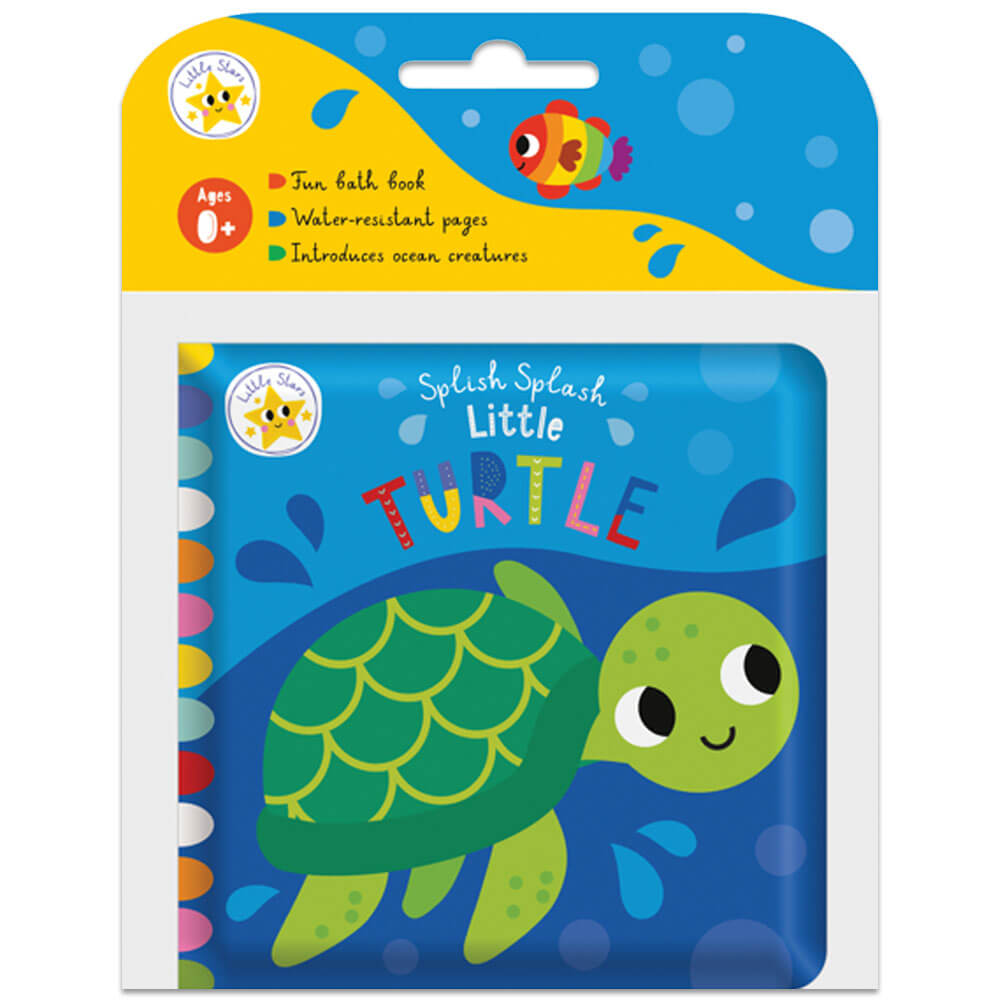 Splish Splash Little Turtle: Bath Book - Baby Books (Paperback)