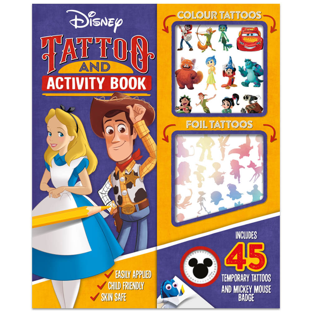 Disney: Tattoo and Activity Book - Disney - Kids Activity Books (Paperback)