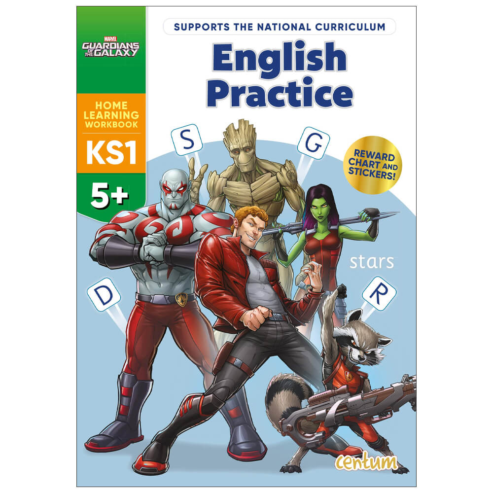 Disney Learning Avengers Guardians Of The Galaxy: English Practice 5+