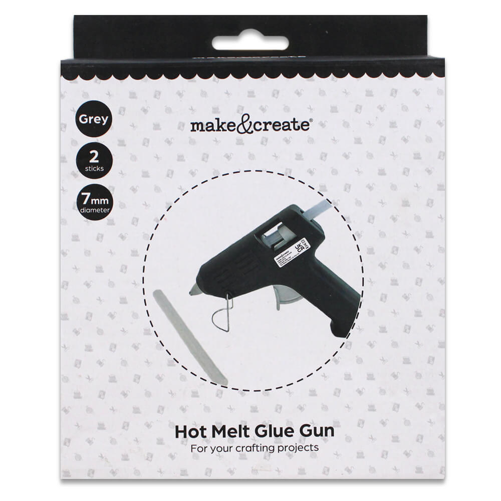 Grey Mini Hot Melt Glue Gun