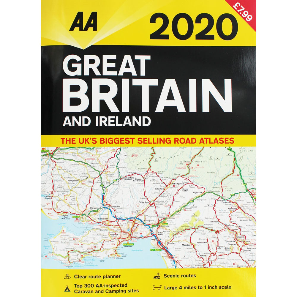 AA: Great Britain and Ireland Atlas 2020 by AA (Paperback), Books ...