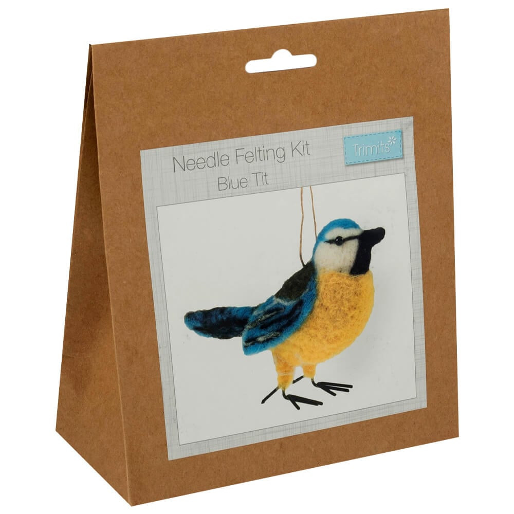 Needle Felting Kit: Blue Tit