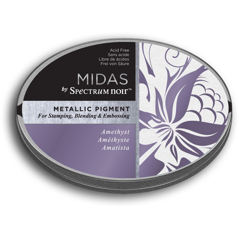 Spectrum Noir Midas Metallic Pigment Inkpad - Amethyst