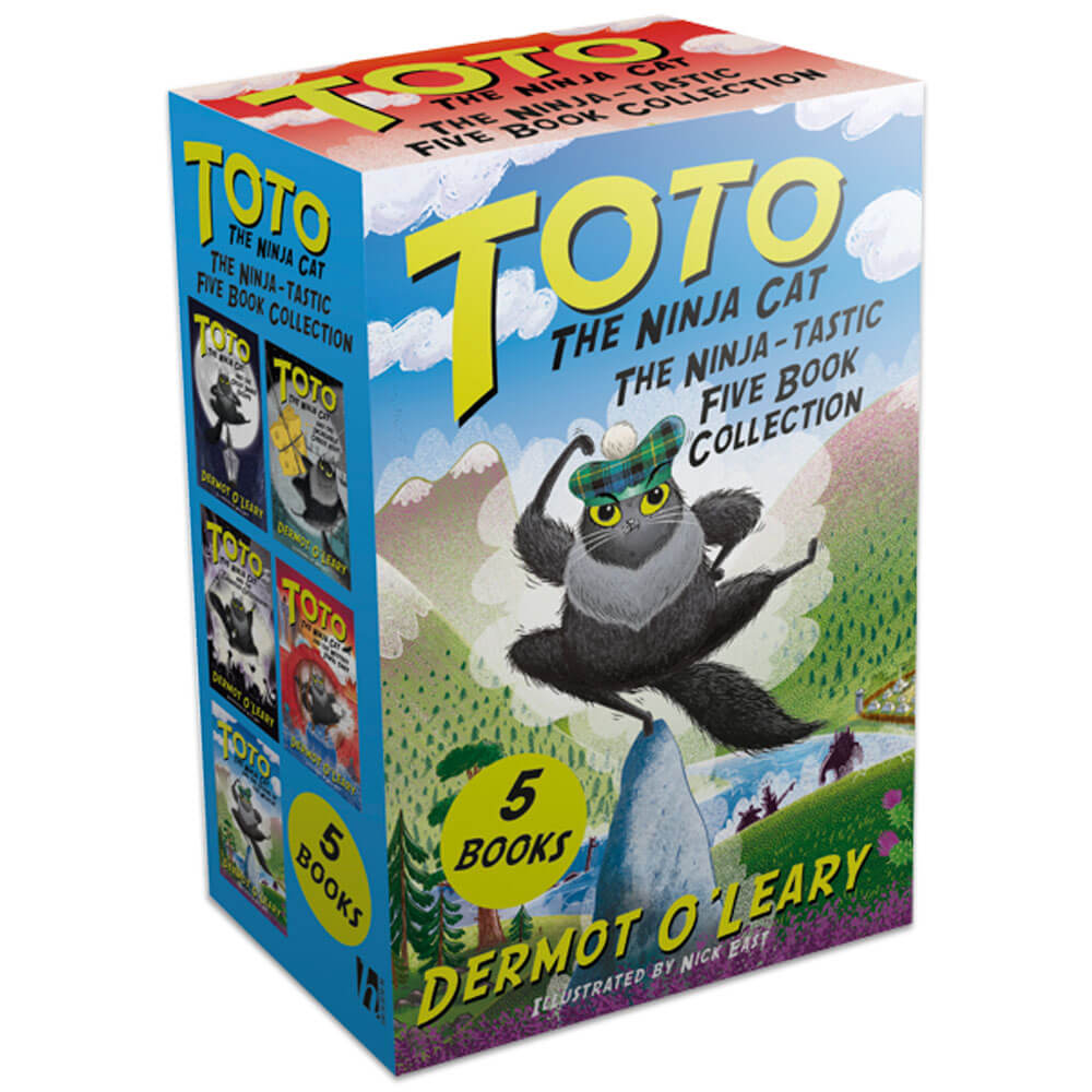 Toto the Ninja Cat: 5 Book Box Set - Dermot O'Leary - Children's Book Collections (Box Set)