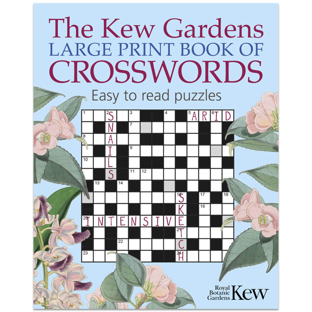 The Kew Gardens Large Print Book of Crosswords - Puzzle Books by Eric Hill (Paperback)