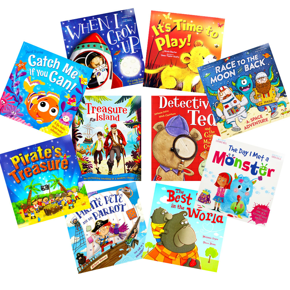 Pirate Adventures: 10 Kids Picture Books Bundle - 10 for £10 Picture Books - Children's Book Collections (Paperback Bundle)