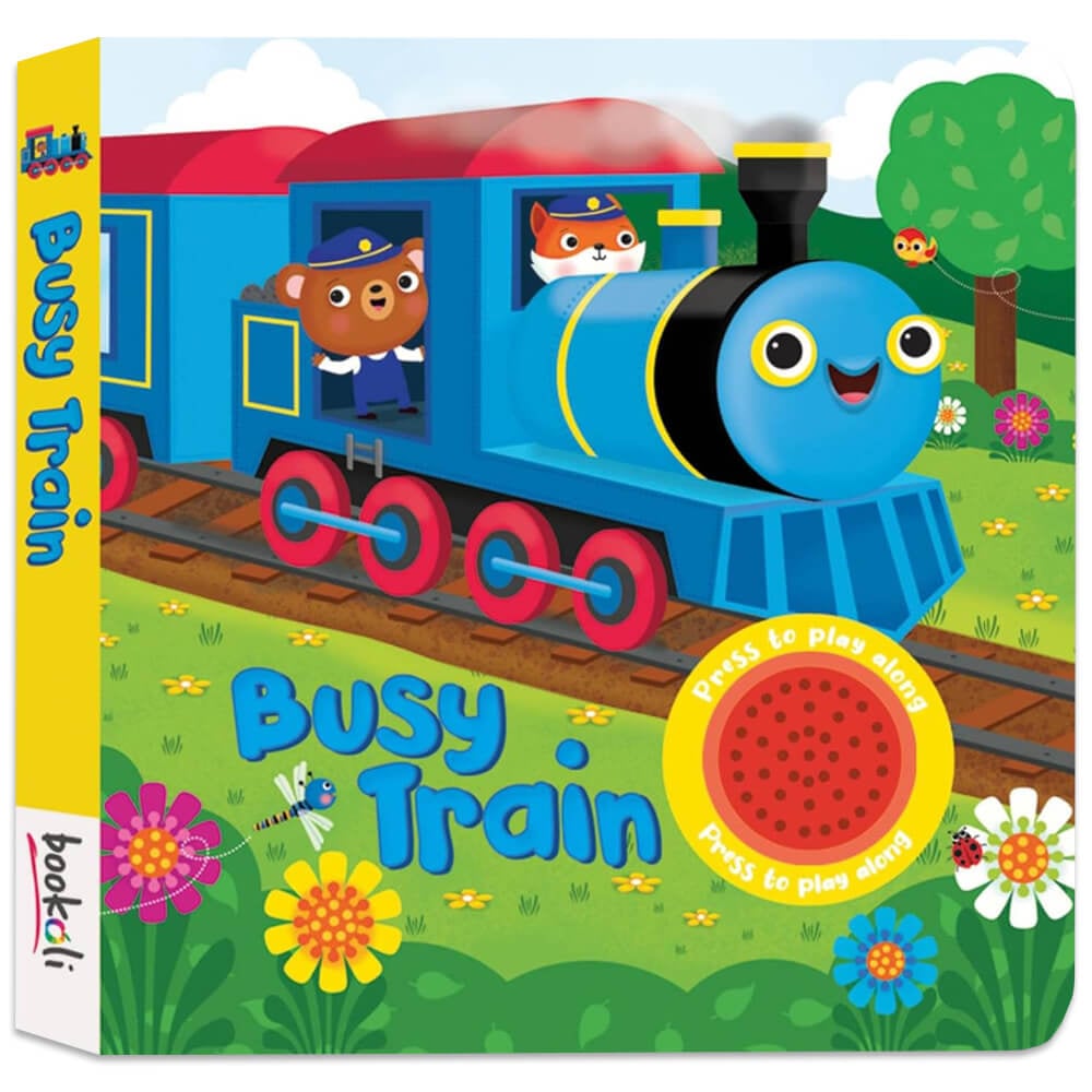 Busy Train - Baby Books (Board Book)