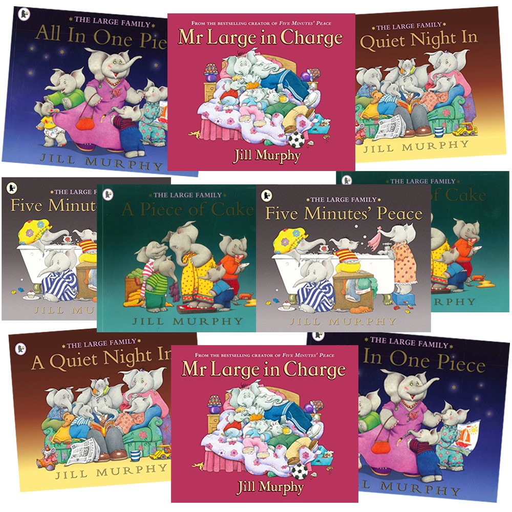 The Large Family: 10 Kids Picture Book Bundle - 10 for £10 Picture Books - Children's Book Collections (Paperback Bundle)