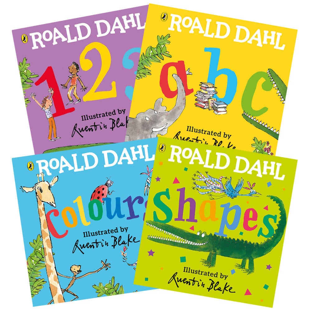 Learn with Roald Dahl: 4 Book Bundle - Roald Dahl - Baby Books (Book Bundle)