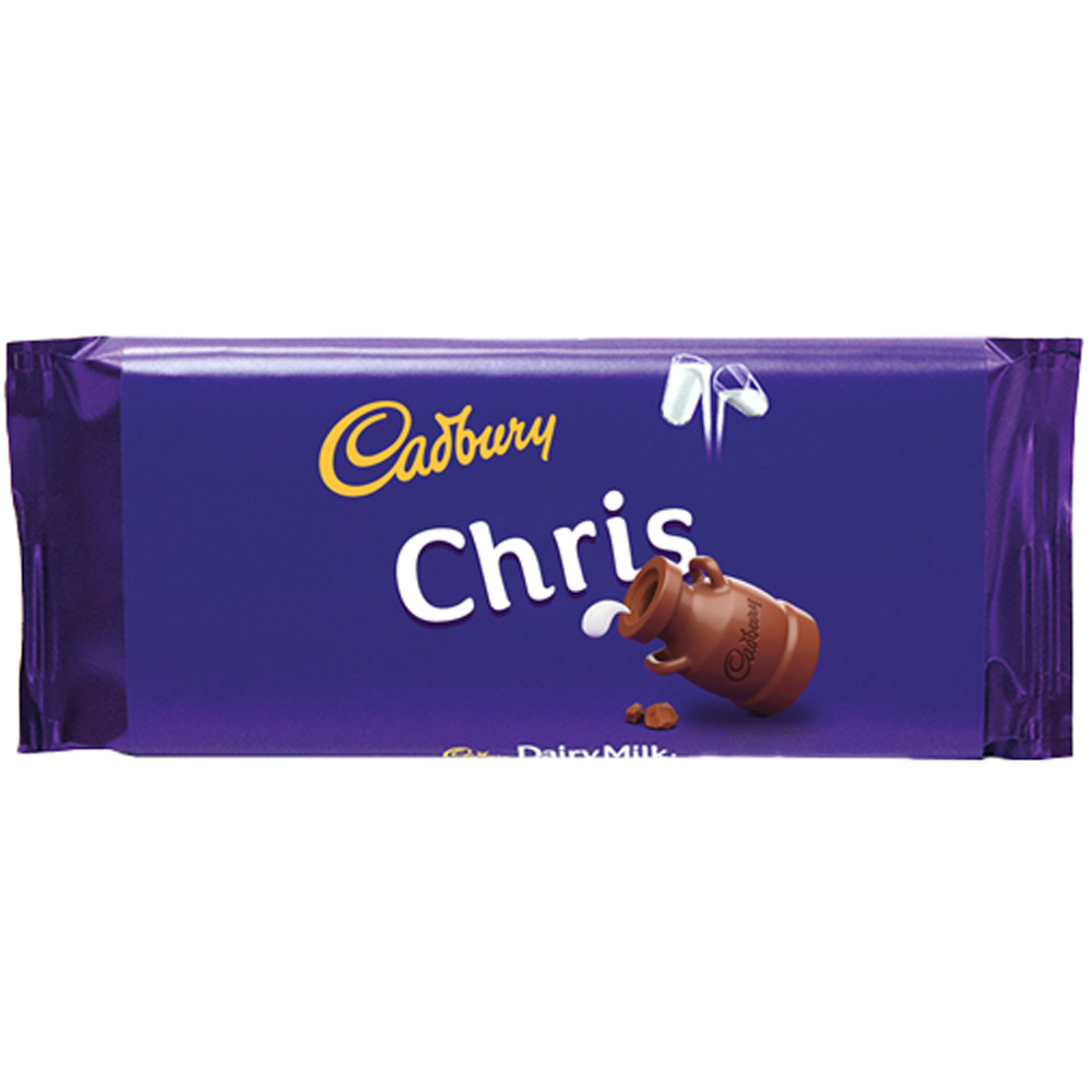 Cadbury Dairy Milk Chocolate Bar 110G - Chris