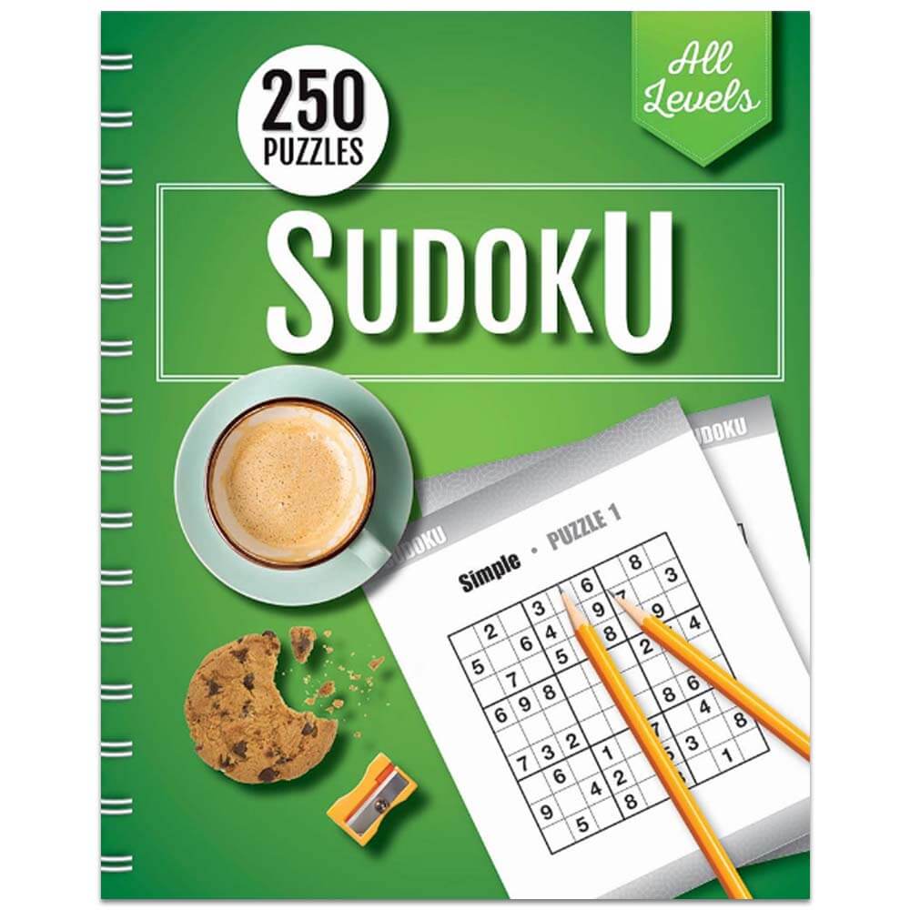 Ringbound Sudoku: 250 Puzzles - Puzzle Books by Hinkler Books (Paperback)