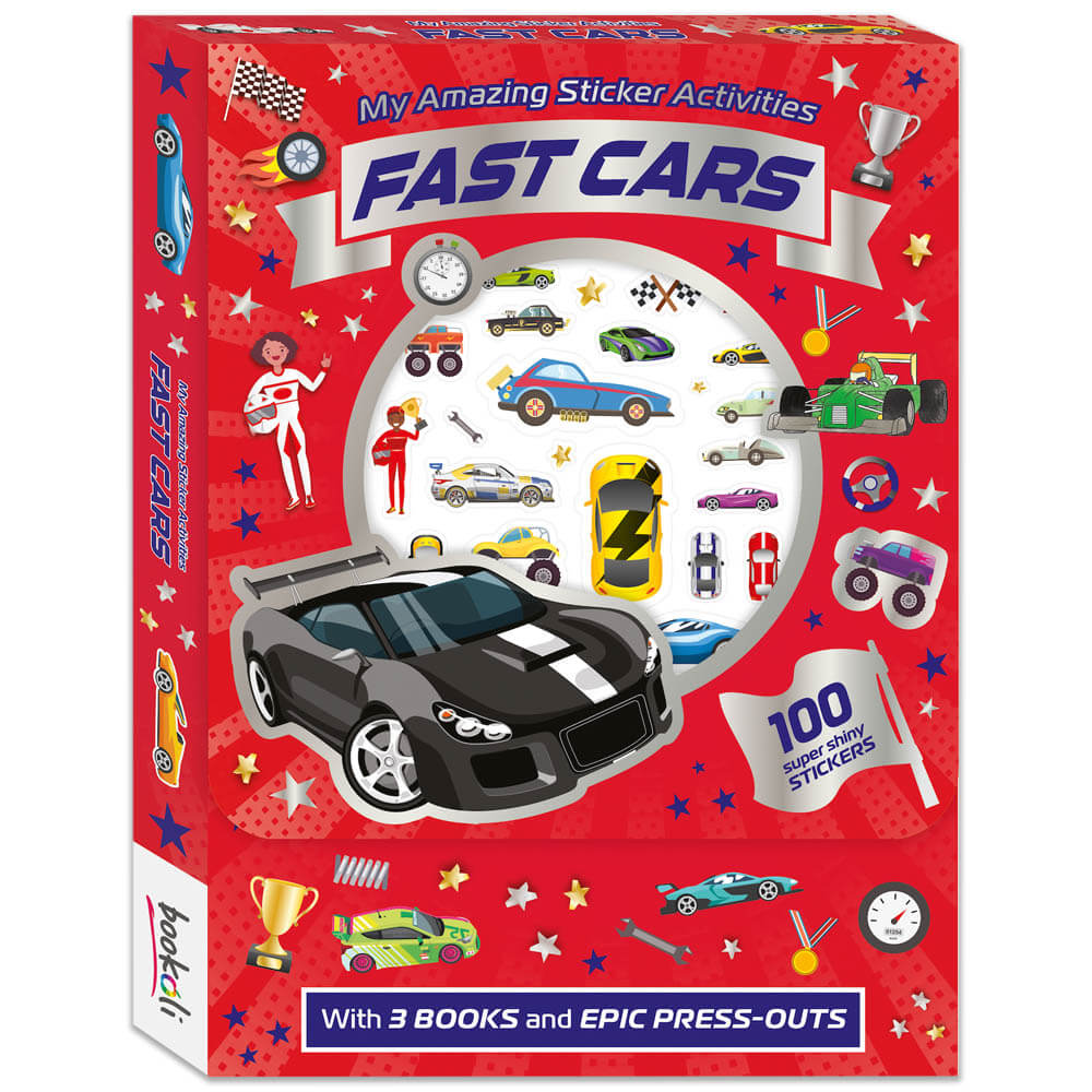 My Amazing Sticker Activities: Fast Cars - Kids Activity Books - Activity Books (Paperback)