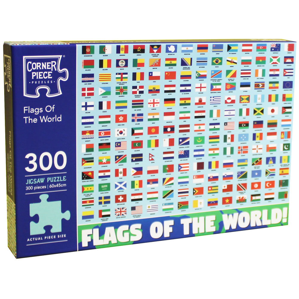 Flags Of The World 300 Piece Jigsaw Puzzle Toys And Games Brand New Ebay