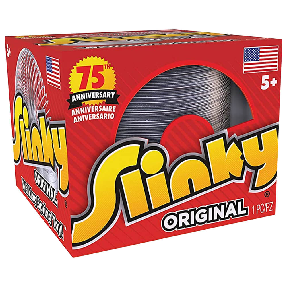 Original Slinky Toy - Slinky - Walking Spring Toy - Metal Spring Toy - For Kids - Age 5+ - Activity Toy