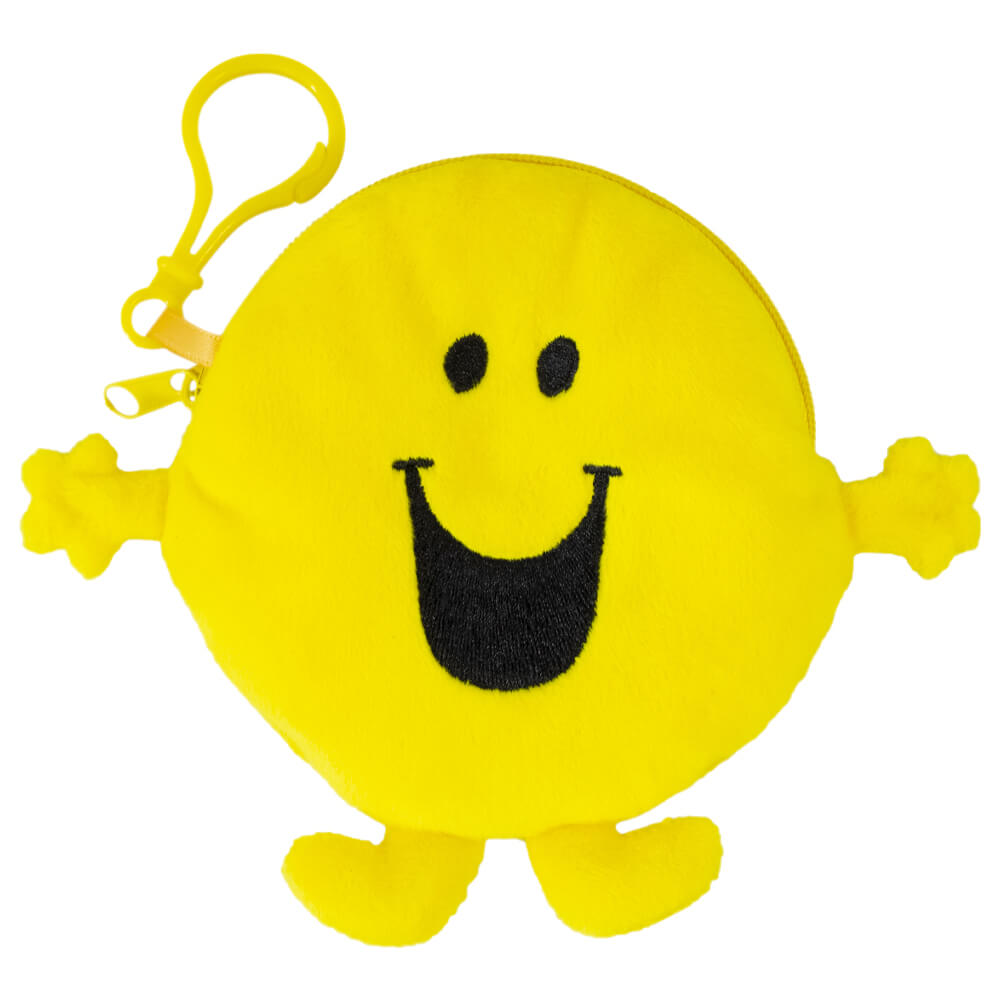 Mr Happy Plush Clip On Coin Purse