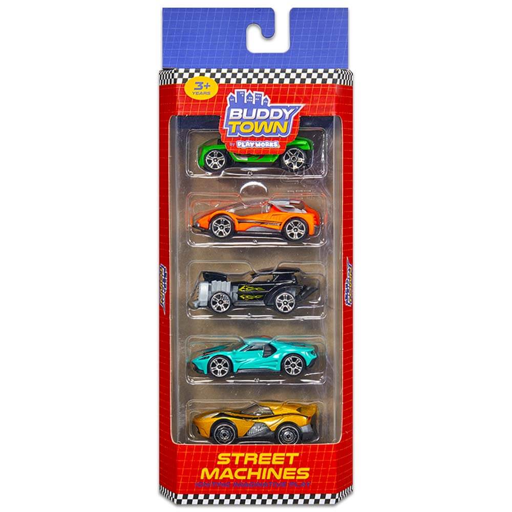 PlayWorks Die Cast Vehicles: Pack of 5