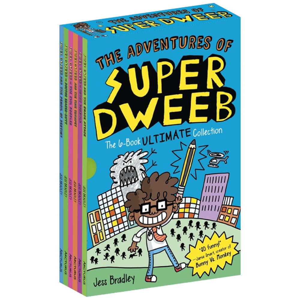 The Adventures of Super Dweeb: 6 Book Collection - Jess Bradley - Children's Fiction Books (Book Collection)