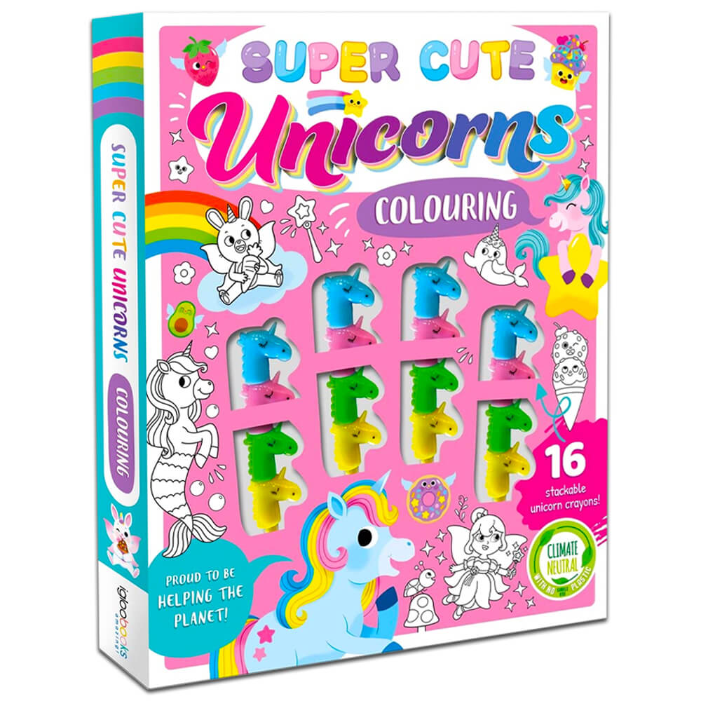 Super Cute Unicorns Colouring - Kids Activity Books (Paperback)