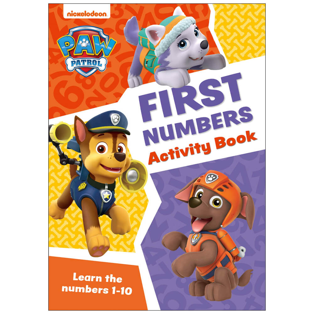 Paw Patrol First Numbers Activity Book - Paw Patrol - Primary School Books (Paperback)