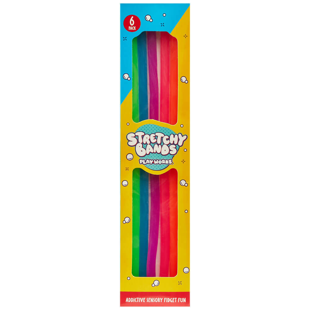 PlayWorks Stretchy Bands: Pack of 6