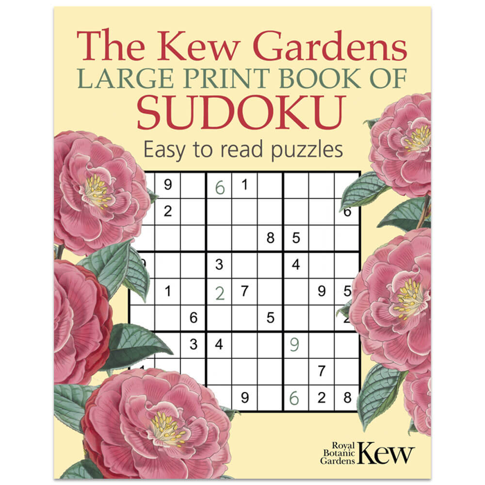 The Kew Gardens Large Print Book of Sudoku - Puzzle Books by Eric Saunders (Arcturus Publishing)